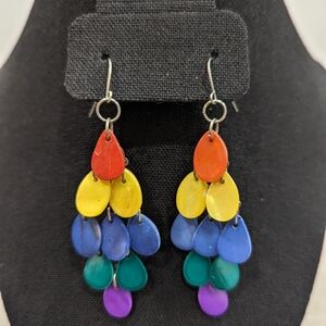 Colorful Teardrop Earrings